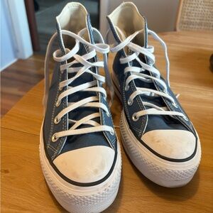 Converse Blue High-Top Sneakers